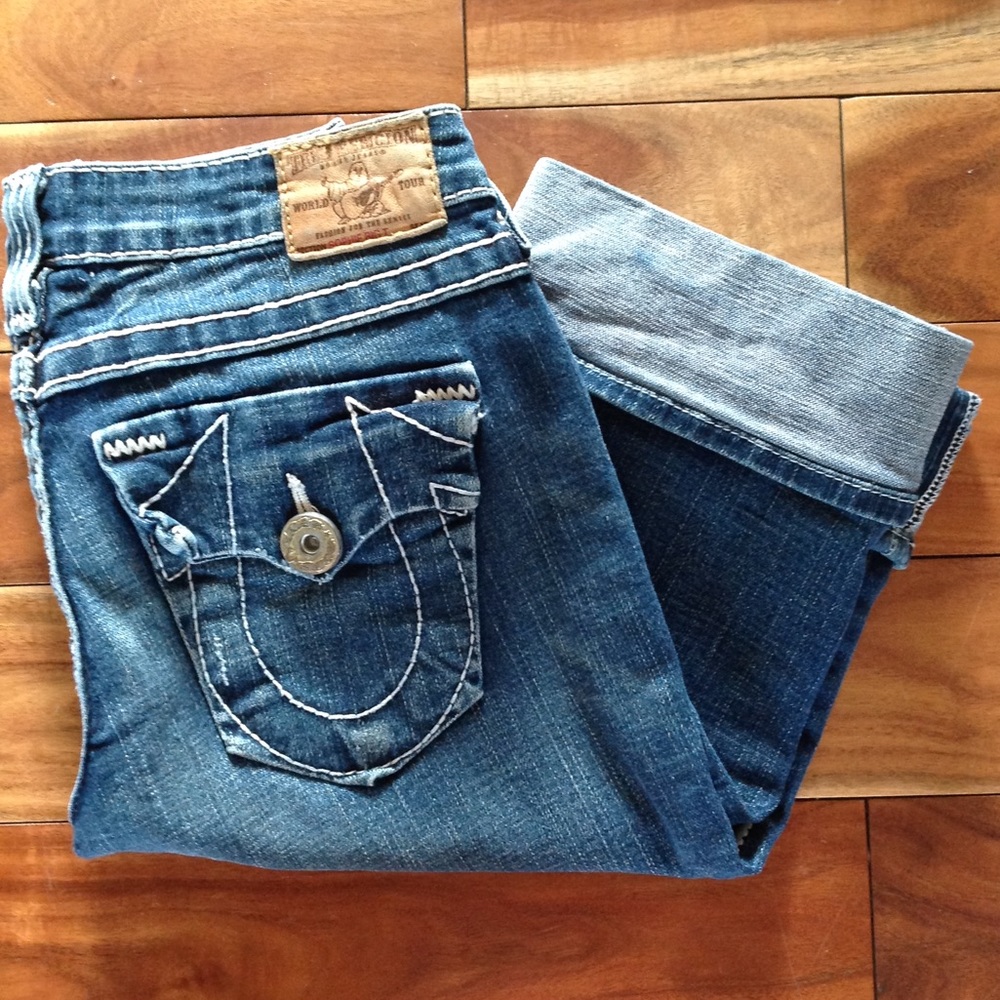 True Religion jean shorts